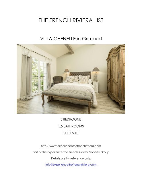 Villa Chenelle - Grimaud