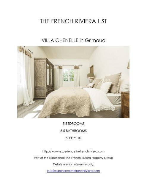 Villa Chenelle - Grimaud