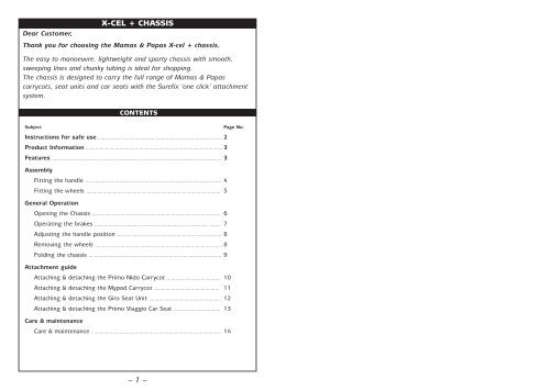 mamas and papas mpx travel system instructions