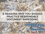 6 reasons why you should practice responsible document shredding