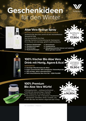 Winter Geschenkeflyer