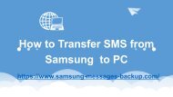 How to Transfer Text Messages from Samsung Phones to Computer