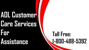 AOL Customer Care Services Number 18004885392 For Assistance