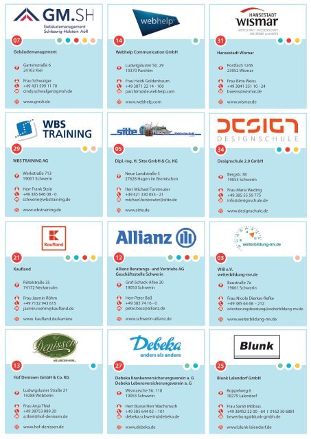 Jobmesse Zeitung - Schwerin - Frühjahr 2018