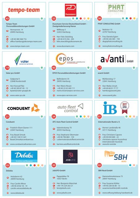 Jobmesse Zeitung - Hamburg - Frühjahr 218