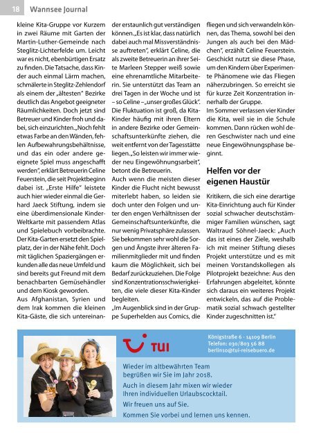 Wannsee Journal Nr. 1/2018