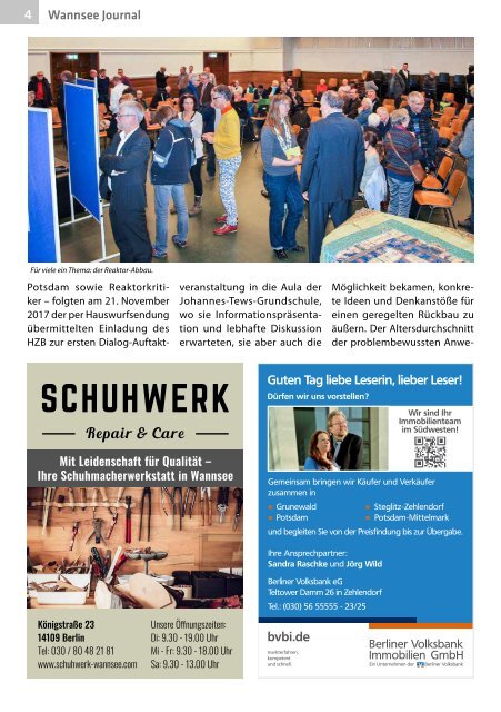 Wannsee Journal Nr. 1/2018
