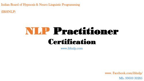 The Basic Principles Of Nlp Training Online 