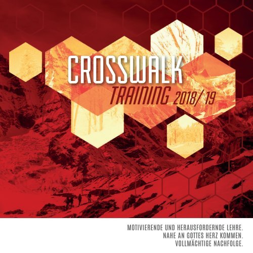 CrossWalk-Training Flyer 2018-19