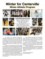 2018 Centerville Winter Program