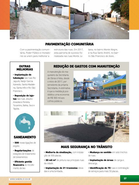 Prefeitura de Camboriú - Prestação de Contas 2017