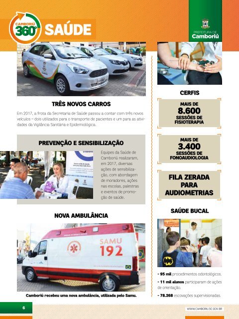 Prefeitura de Camboriú - Prestação de Contas 2017