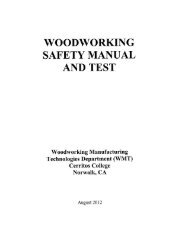 Woodworking Safety Manual and Test