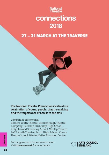 Traverse Theatre - Spring Summer 2018