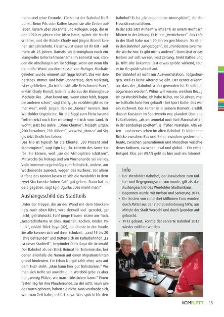 Komplett. Das Sauerlandmagazin. Zwischen Verse und Sorpe. Ausgabe November/Dezember 2017