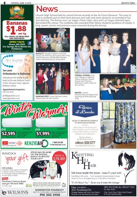 Selwyn Times: June 14, 2016