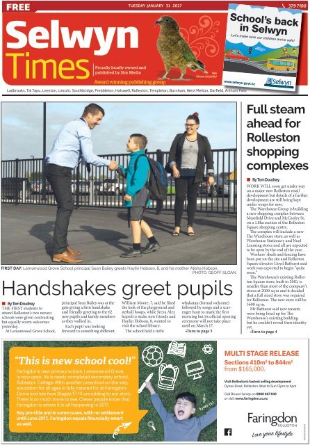 Selwyn Times: January 31, 2017