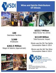 Wine and Spirits Distributors of Illinois Economic Impact 1