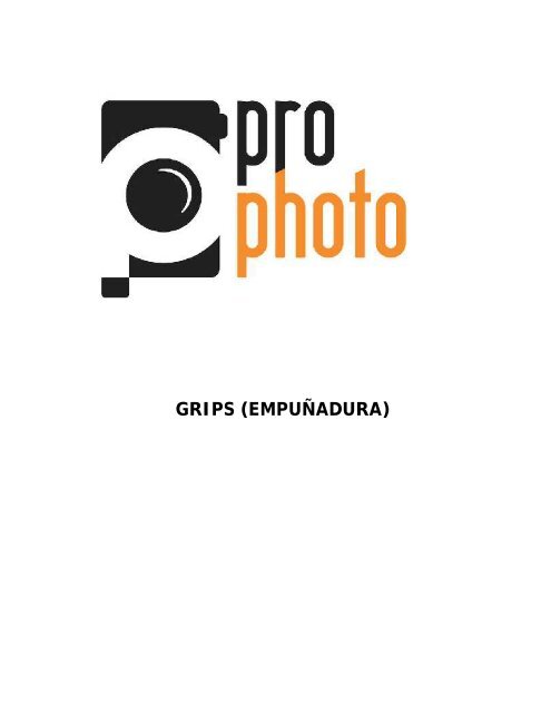 Catalogo ProPhoto actualizado al 22 de Enero del 2018