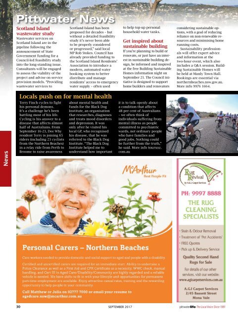 Pittwater Life September 2017 Issue