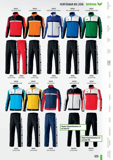 Erima Teamsport-Katalog 2018