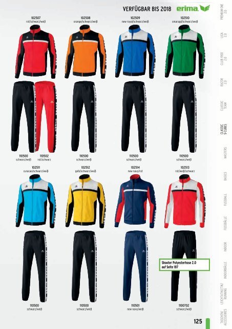 Erima Teamsport-Katalog 2018