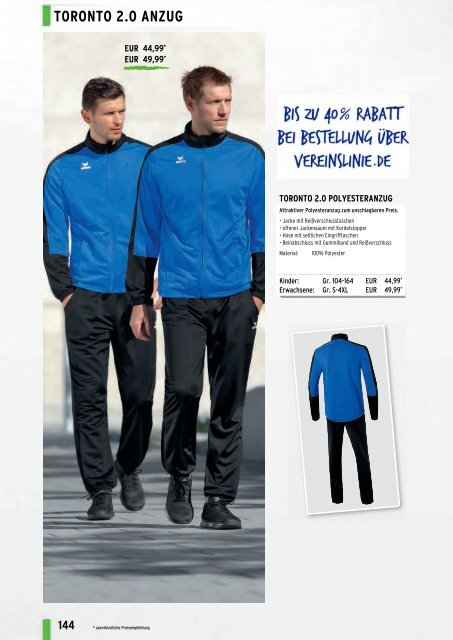 Erima Teamsport-Katalog 2018