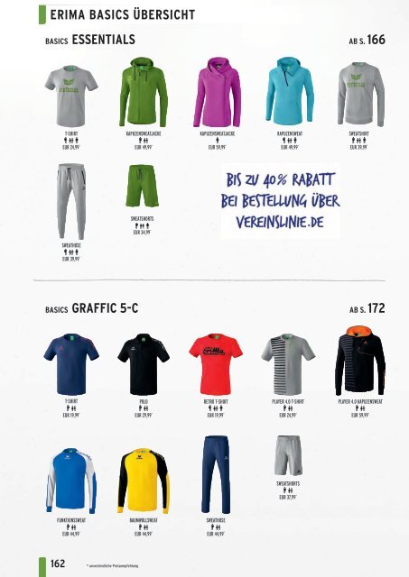 Erima Teamsport-Katalog 2018