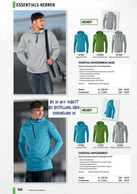 Erima Teamsport-Katalog 2018