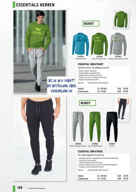 Erima Teamsport-Katalog 2018