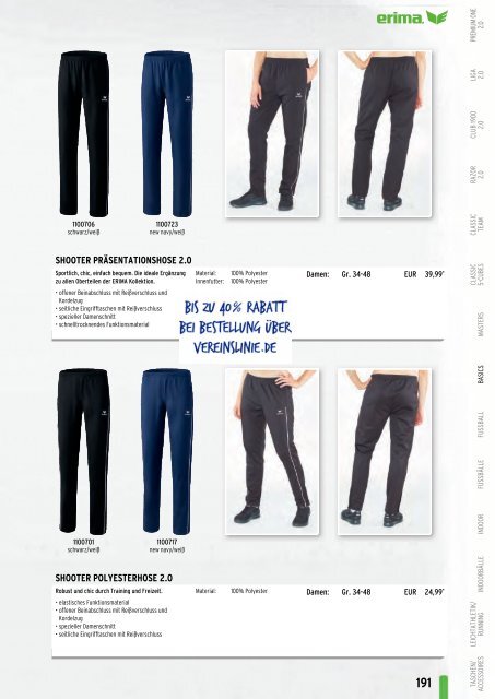 Erima Teamsport-Katalog 2018