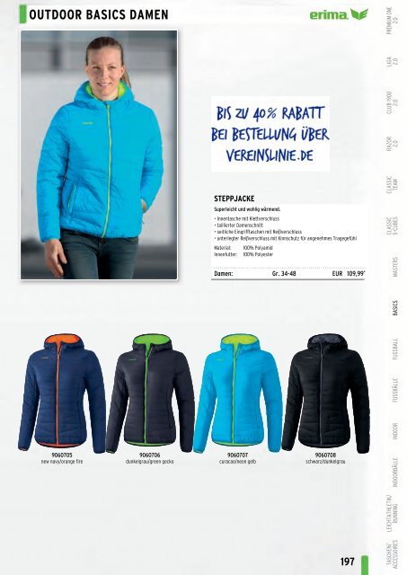 Erima Teamsport-Katalog 2018