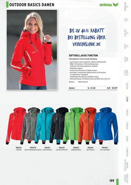 Erima Teamsport-Katalog 2018