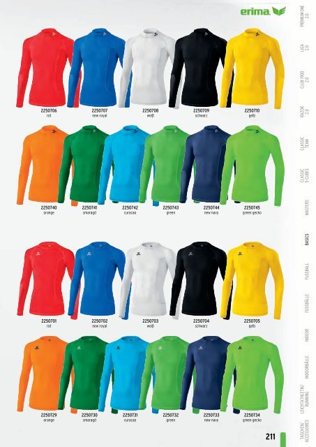 Erima Teamsport-Katalog 2018