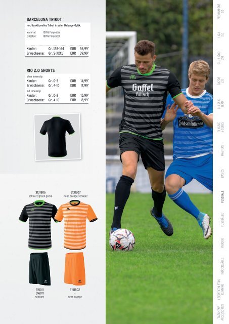 Erima Teamsport-Katalog 2018