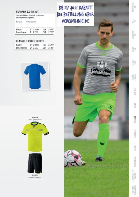 Erima Teamsport-Katalog 2018