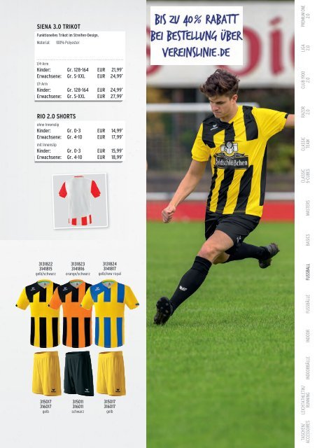 Erima Teamsport-Katalog 2018