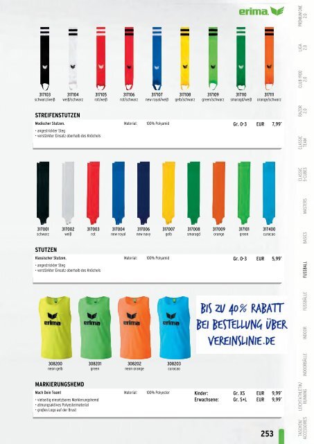 Erima Teamsport-Katalog 2018