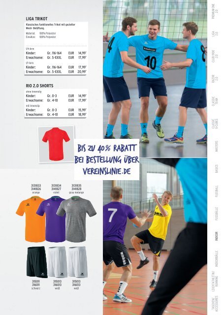 Erima Teamsport-Katalog 2018