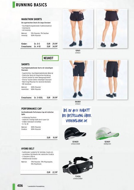 Erima Teamsport-Katalog 2018