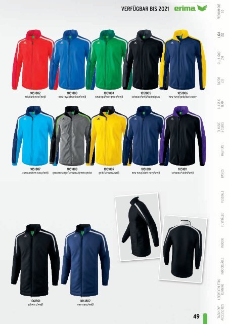 Erima Teamsport-Katalog 2018