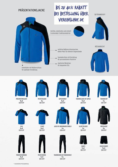 Erima Teamsport-Katalog 2018