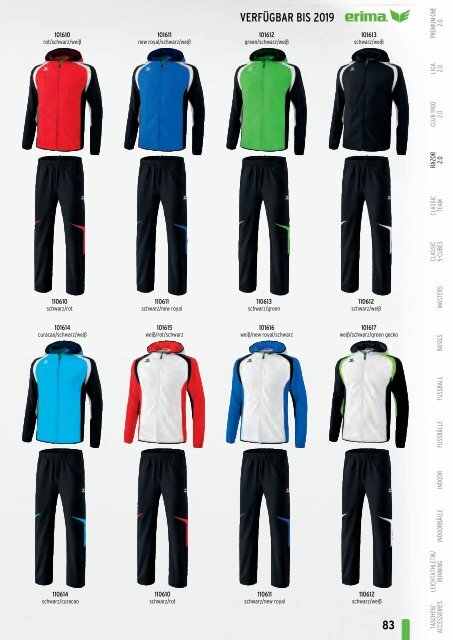 Erima Teamsport-Katalog 2018