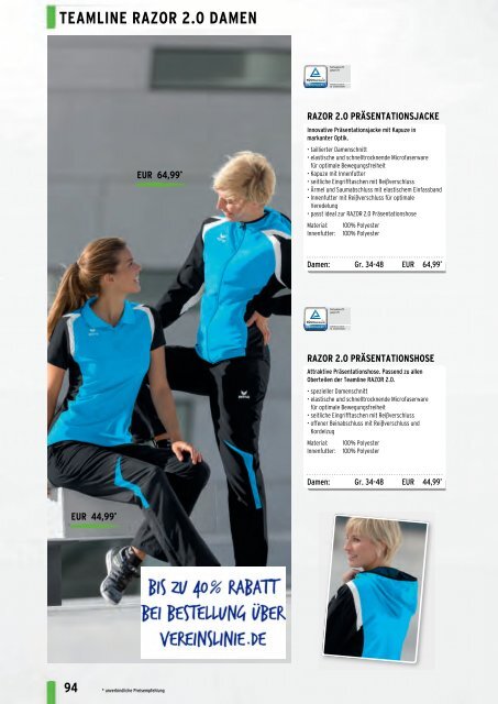 Erima Teamsport-Katalog 2018