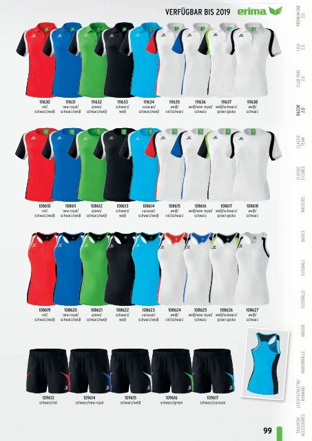 Erima Teamsport-Katalog 2018