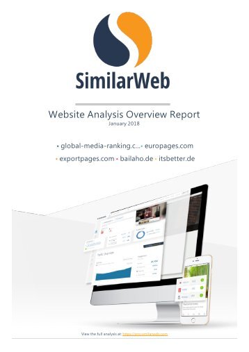 Website Analysis Overview Report.23-Jan-2018