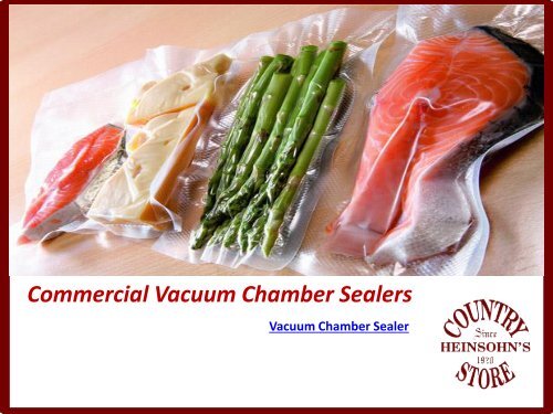 Vacuum Chamber Sealer | Vacuum Sealers