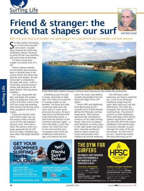 Pittwater Life January 2018 Issue