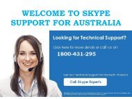 Get Call Skype Customer Support Number Australia 1800-431-295