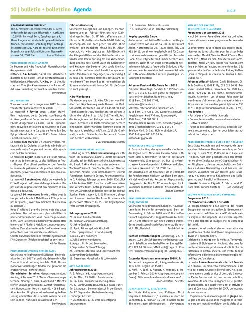 syndicom Bulletin / bulletin / Bolletino 1